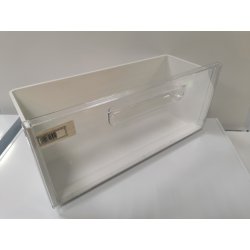 Ящик для овощей 465*200*190 (белый, непрозрачный + прозрачная панель 48000245) для Vestel DWR345