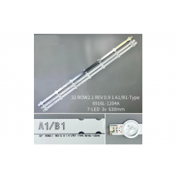 Светодиодная подсветка комплект (3шт) 6916L-1437A/6916L-1438A под матрицу LC320DUE LG 32LB5../32LN5.