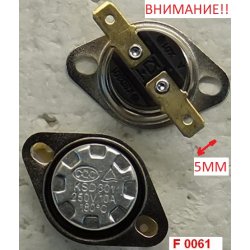 Термостат KSD-301A 250V 10A 180°С F0061