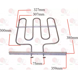 ТЭН духовки нижний 1000Вт плиты Indesit C0037055