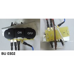 Блок переключателей (3 клавиши - OFF-ON-R) мясорубки National NK-MG020