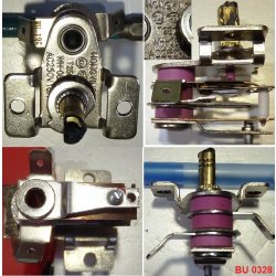 Терморегулятор 250V 16A WH-068 шток d6x13mm тип2 WH-135 для Мини-печей ECO-GP3821MO / ECO-GP3822MO