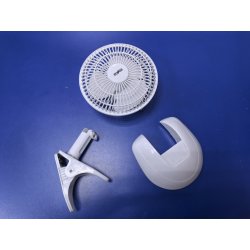 Корпус настольного вентилятора Erisson FT-602 в сборе с креплением на прищепке и крыльчаткой