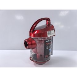 Контейнер-пылесборник циклон в сборе с крышкой и ручкой пылесоса Scarlett SC-VC80C01 (цвет красный)