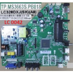 Main+Power Board TP.MS3663S.PB818 screen LC320DXJ(SK)(A8) для модели Fusion FLTV-32B100T верс. V2T05