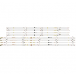 Светодиодная подсветка комплект(4шт.х9св DLED50HD KJ50D09-ZC22AG ТВ ECON EX-50US001B