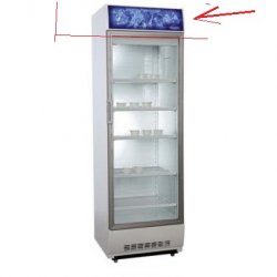 Конопе в сборе холодильной витрины Бирюса-460