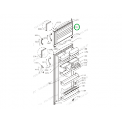 Дверь морозильного отделения в сборе Gorenje RF4275E696059