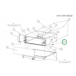 Накладка боковая конопе Б-310   №2 правая
