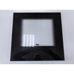 Стекло духовки наружное панорамное с боковыми стойками 500х485мм для плит Rika 500 модельный ряд