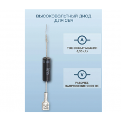 Диод высоковольтный для СВЧ CL01-12 RG509