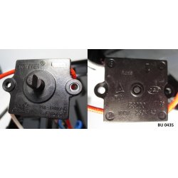 Переключатель 250V 10A (4pin, 3положения) 43х32х9mm шток-10mm B3200 для гриля Pioneer GR1007E