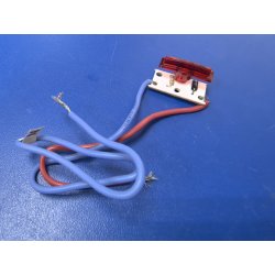 Индикатор светодиодный в сборе с глазком (красный) тепловентилятора Rolsen