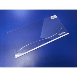 Стеклополка овощного ящика 450*215 с передним обрамлением Vestel VCB274VW