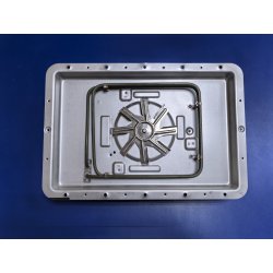 Панель вентиляции в сборе (ТЭН + вентилятор + датчик температуры) духового шкафа Krona Duetto 60 IX