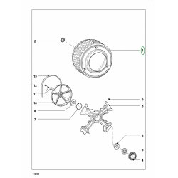 Барабан стиральной машины Miele W6564 07383103