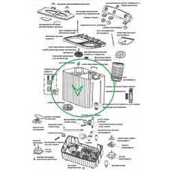 Корпус стиральной машины WS-80PET