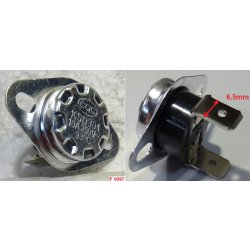 Термостат аварийный (таблетка) KSD-301 93°C 250V10A клеммы вверх F0097