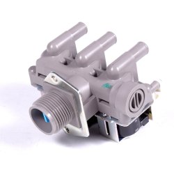 Клапан 3-х секционный, угол 180°, заливной электромагнитный Haier 0024000404CA