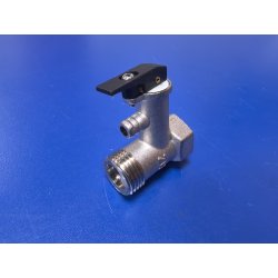 Клапан предохранительный 1/2" 8 бар (0,8 Mpa) Чёрная ручка (22) в/з 001196