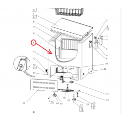 Шкаф Бирюса 260KX R600A 0762100000-07