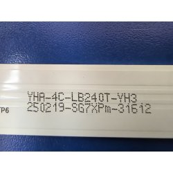 Светодиодная подсветка матрицы YHA-4C-LB240T-YH3 ТВ Thomson T24RTE1020 TCL_ODM_24D1600_2X4_3030C_V0