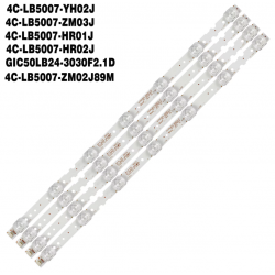 Светодиодная подсветка матрицы комплект (4C-LB5007-HR02J 4C-LB5007-ZM02J89M) телевизора TCL L50P8MUS
