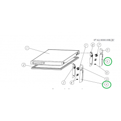 Шарнир с пружиной средний (ларь) Б-260К (не поставляется, замена на Qingdao)