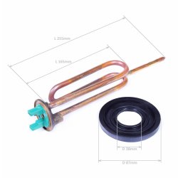 ТЭН для бойлера Ariston 1500W в комплекте с прокладкой для в/н ABS PRO R V после 03/12  65111790