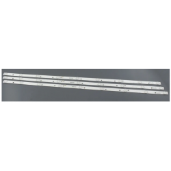 Светодиодная подсветка комплект (3шт) JS-D-JP4320-081EC под матрицу LC430DUY(SH)(A1) TV Vekta/Akai