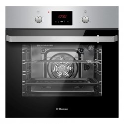 Стекло двери духовки наружное Hansa 595*462*425 (Ш*В*Р) чёрное с логотипом Hansa BOEI68162 9060656