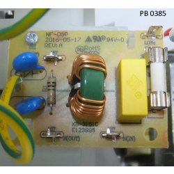 Плата питания NF-05P REV:A плата сетевого фильтра для СВЧ Pioneer PB0385
