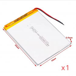 Battery 3.7V 2600mAh (95x70x3mm) 2pin 30mm 307095 для планшета Supra M749 BT0008